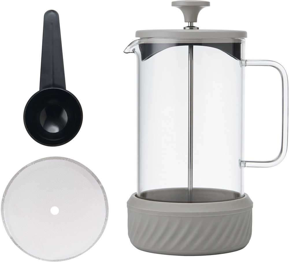 La Cafetière Zero Skleněný French Press, béžová, 1 l, pro 8 šálků