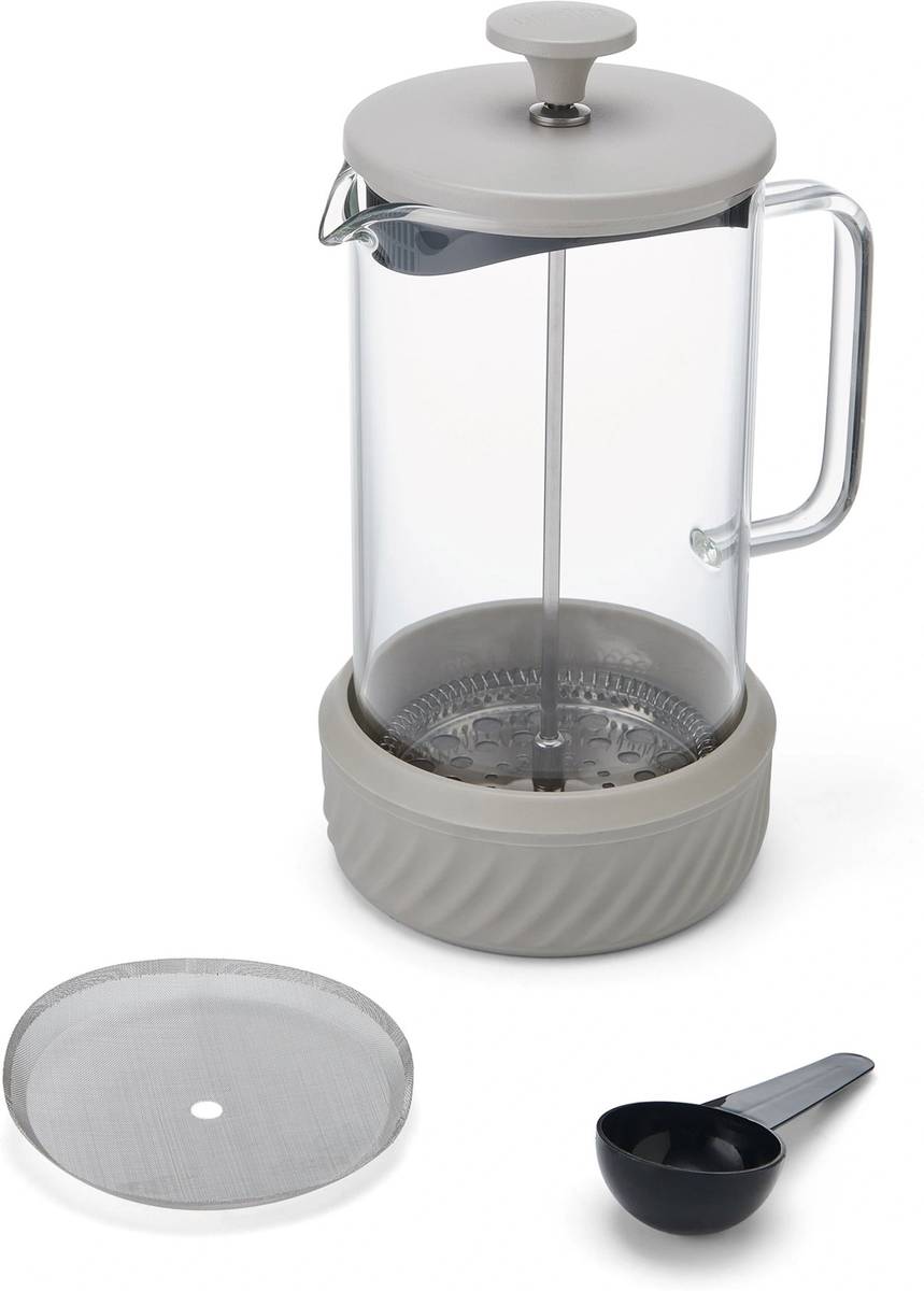 La Cafetière Zero Skleněný French Press, béžová, 1 l, pro 8 šálků