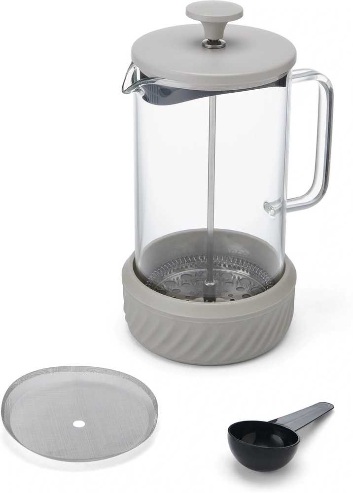 La Cafetière Zero Skleněný French Press, béžová, 1 l, pro 8 šálků