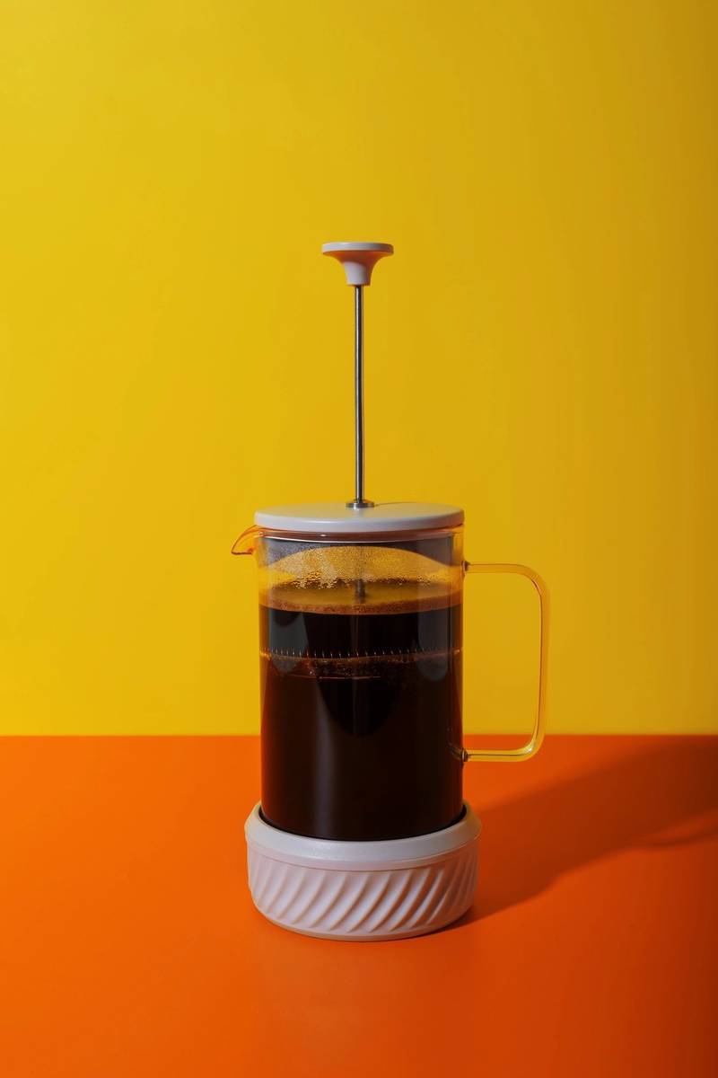 La Cafetière Zero Skleněný French Press, béžová, 1 l, pro 8 šálků