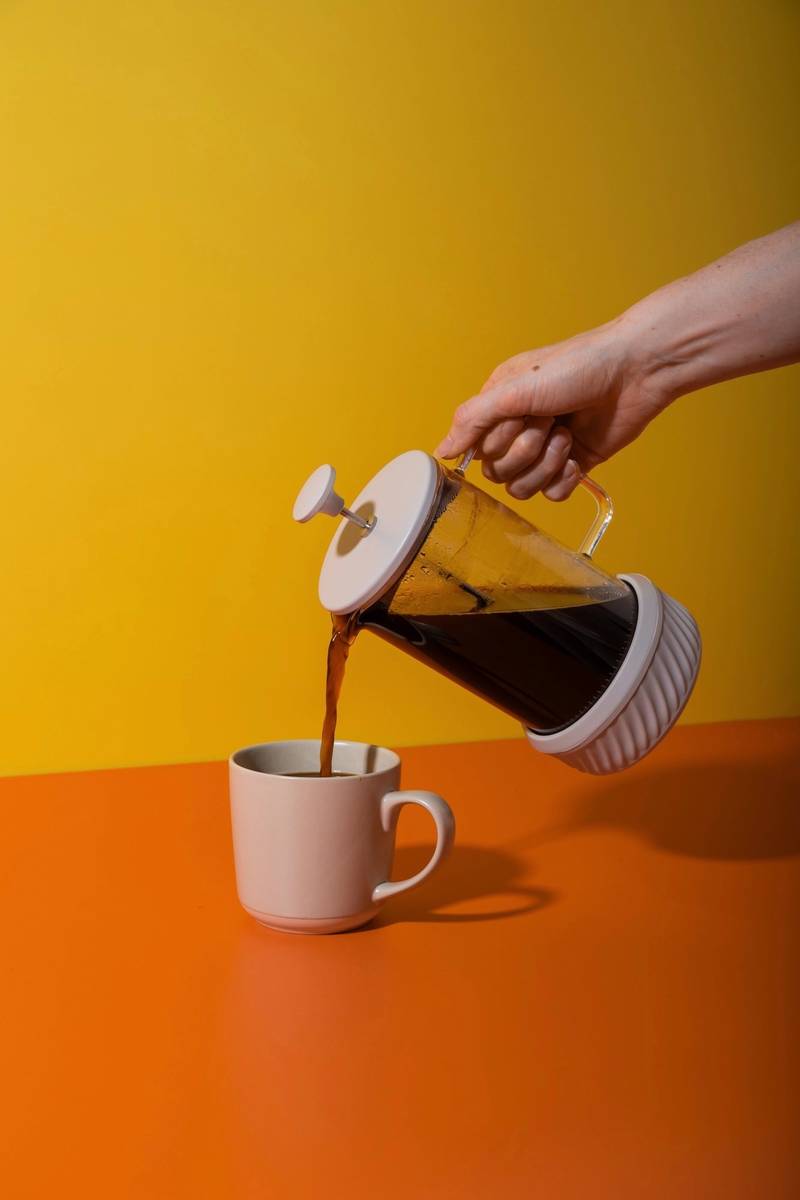 La Cafetière Zero Skleněný French Press, béžová, 1 l, pro 8 šálků