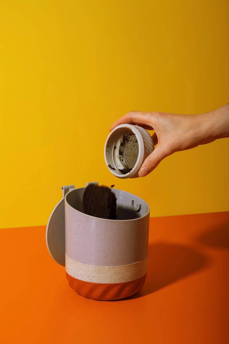 La Cafetière Zero Skleněný French Press, béžová, 1 l, pro 8 šálků