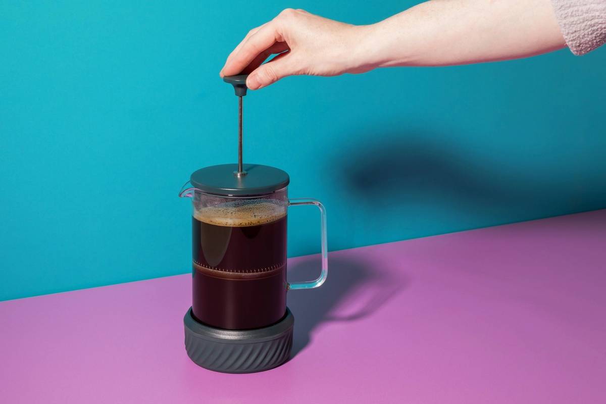 La Cafetière Zero Skleněný French Press, zelená, 350 ml, pro 3 šálky