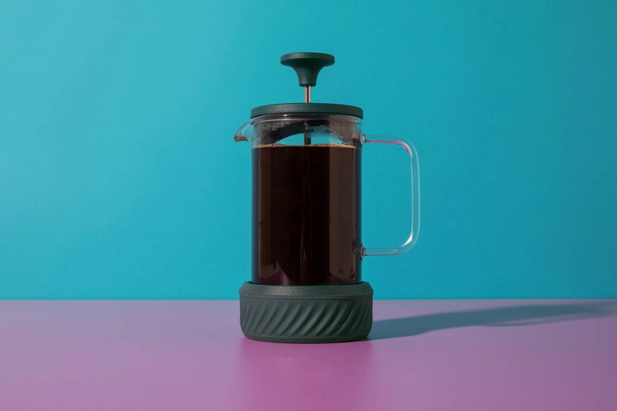 La Cafetière Zero Skleněný French Press, zelená, 350 ml, pro 3 šálky