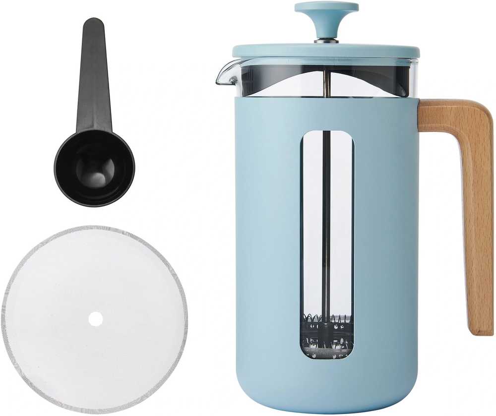 La Cafetière Pisa French Press, nebesky modrá, pro 8 šálků