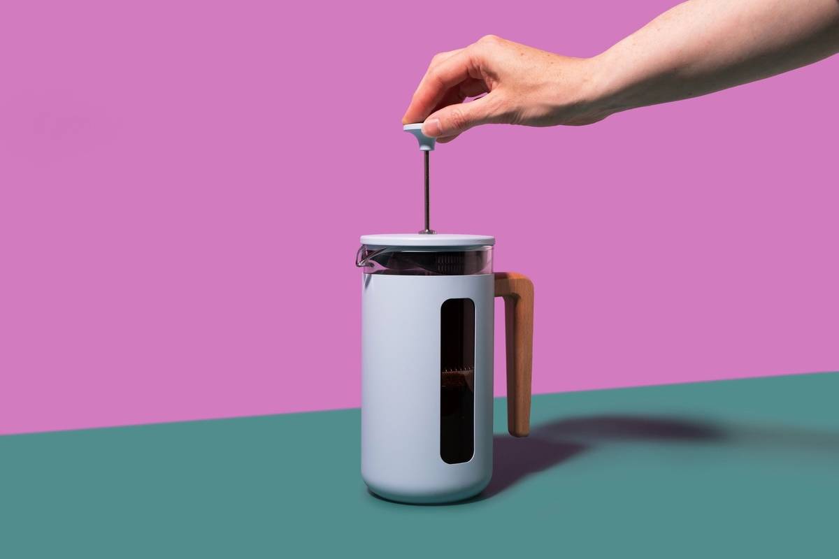 La Cafetière Pisa French Press, nebesky modrá, pro 8 šálků