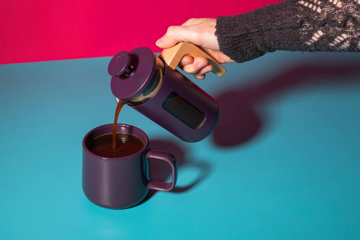 La Cafetière Pisa French Press, fialová, pro 3 šálky