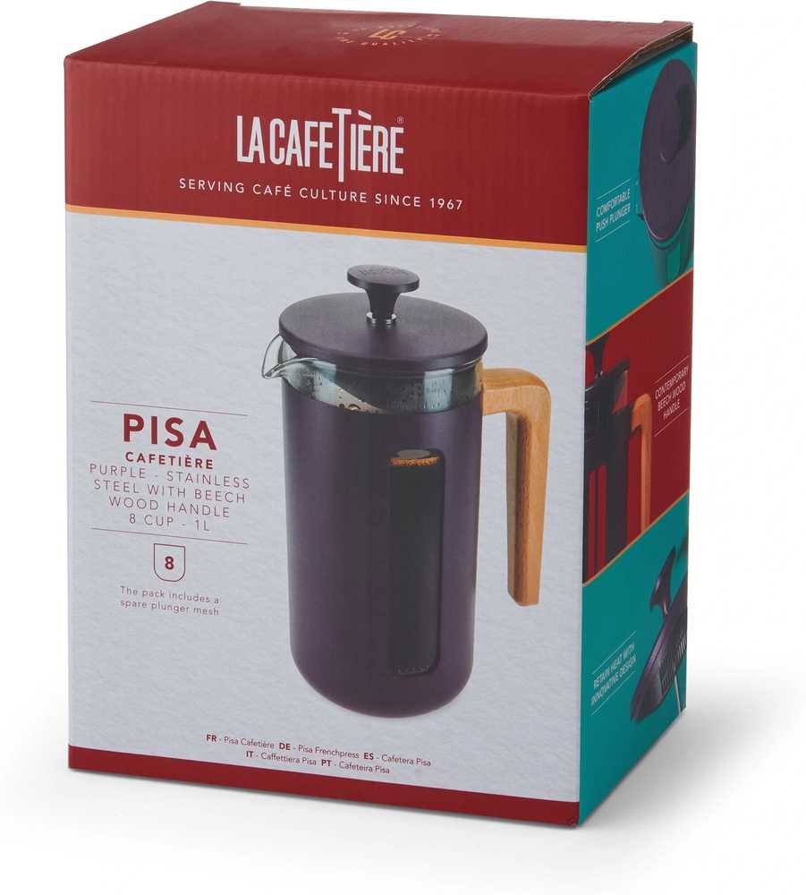 La Cafetière Pisa French Press, fialová, pro 8 šálků