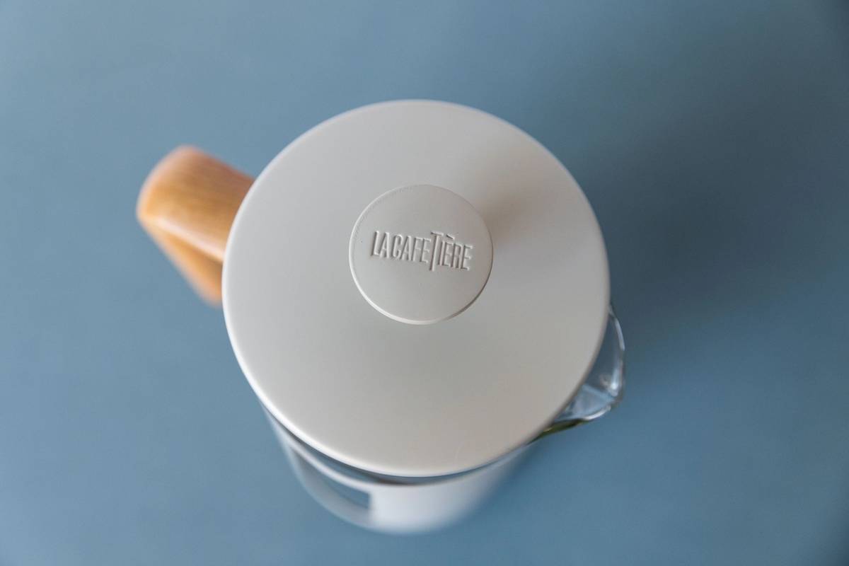 La Cafetière Pisa French Press z nerezové oceli, krémová, pro 8 šálků
