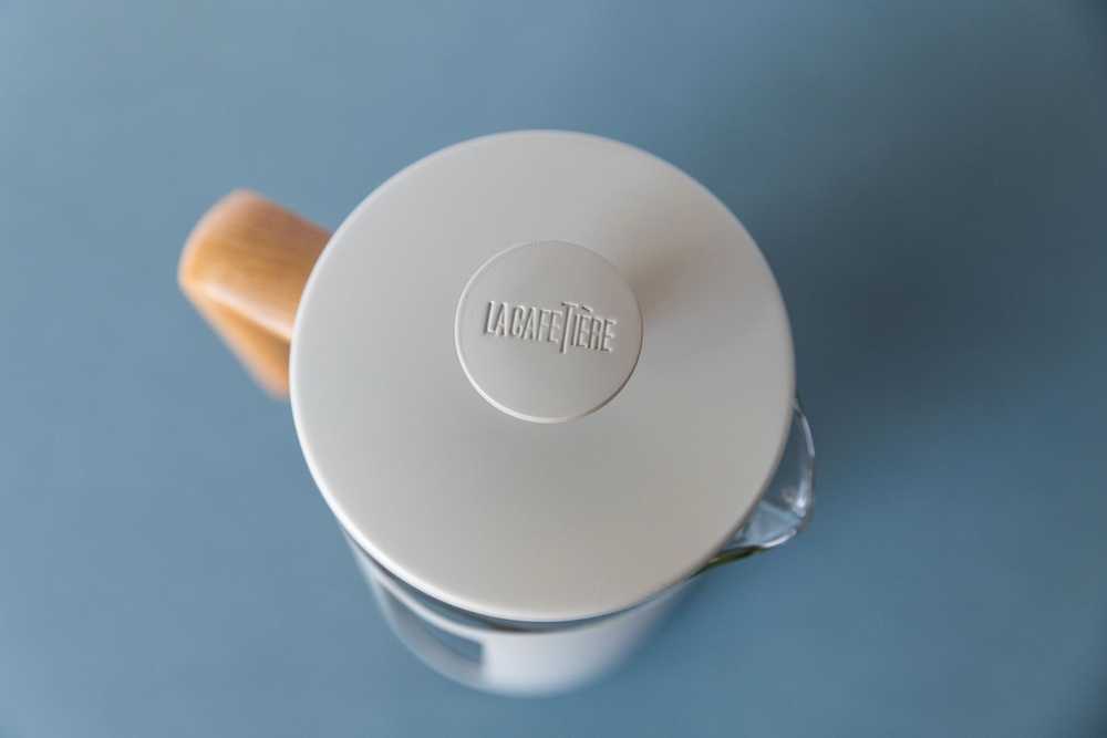 La Cafetière Pisa French Press z nerezové oceli, krémová, pro 8 šálků