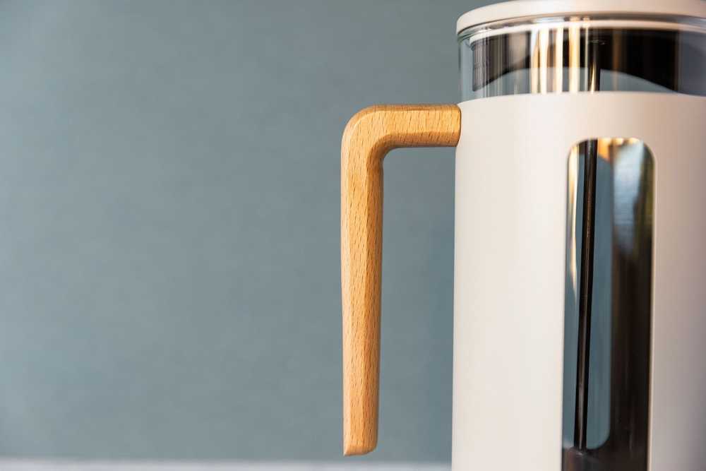 La Cafetière Pisa French Press z nerezové oceli, krémová, pro 8 šálků