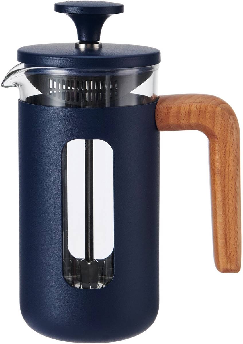 La Cafetière Pisa French Press z nerezové oceli, námořnická modrá, pro 3 šálky