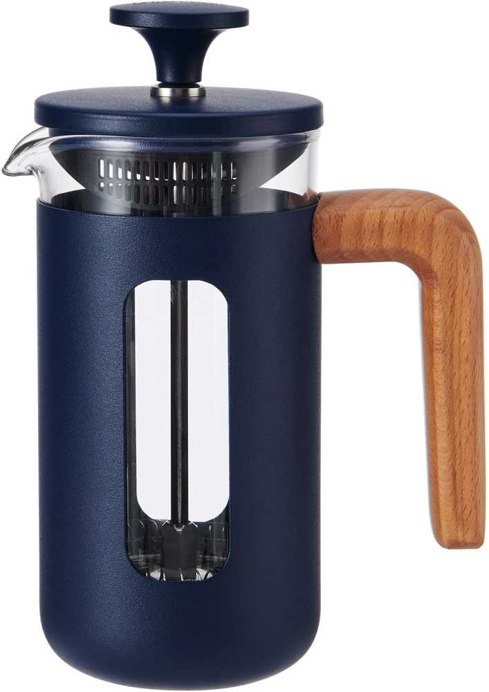La Cafetière Pisa French Press z nerezové oceli, námořnická modrá, pro 3 šálky