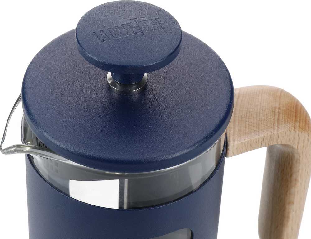 La Cafetière Pisa French Press z nerezové oceli, námořnická modrá, pro 3 šálky