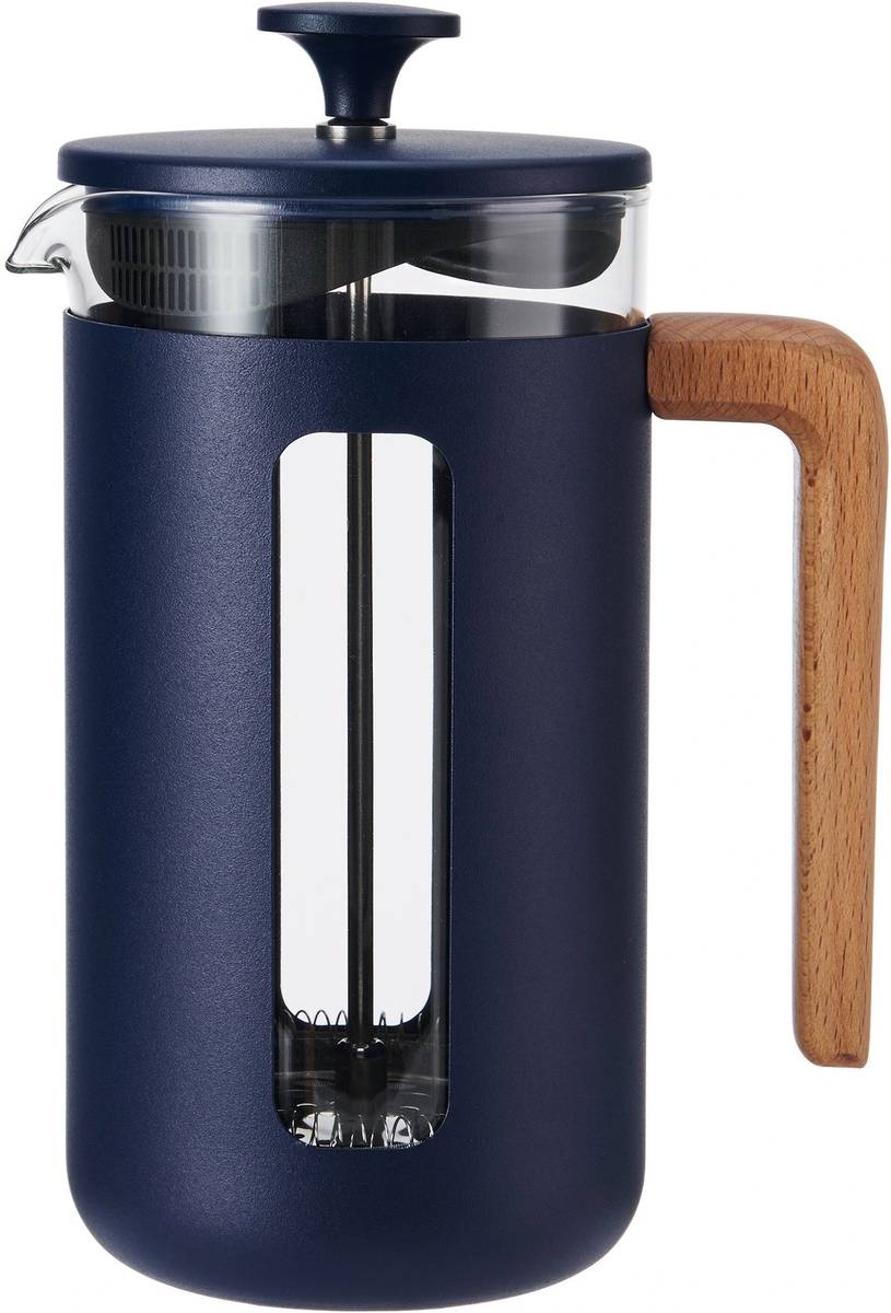La Cafetière Pisa French Press z nerezové oceli, námořnická modrá, pro 8 šálků