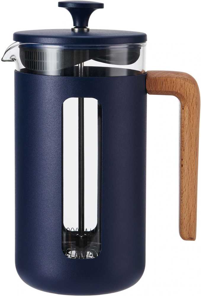La Cafetière Pisa French Press z nerezové oceli, námořnická modrá, pro 8 šálků