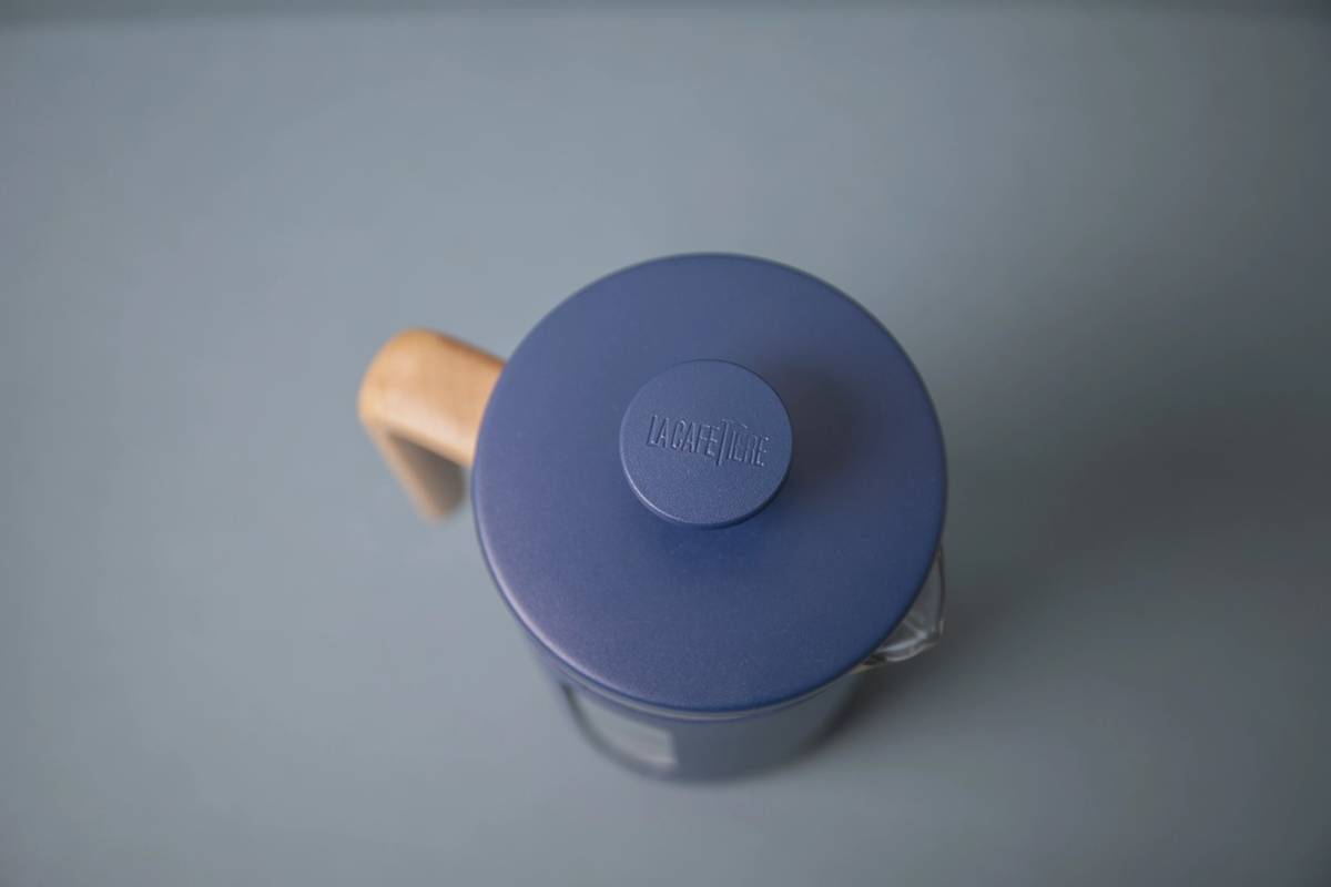 La Cafetière Pisa French Press z nerezové oceli, námořnická modrá, pro 8 šálků