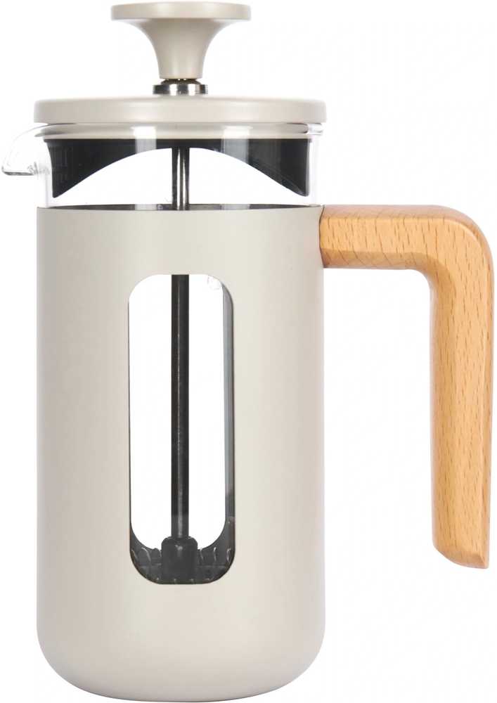 La Cafetière Pisa French Press z nerezové oceli, krémová, pro 3 šálky