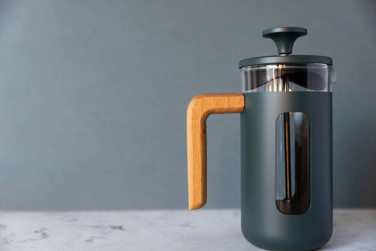 La Cafetière Pisa French Press z nerezové oceli, zelená, pro 3 šálky