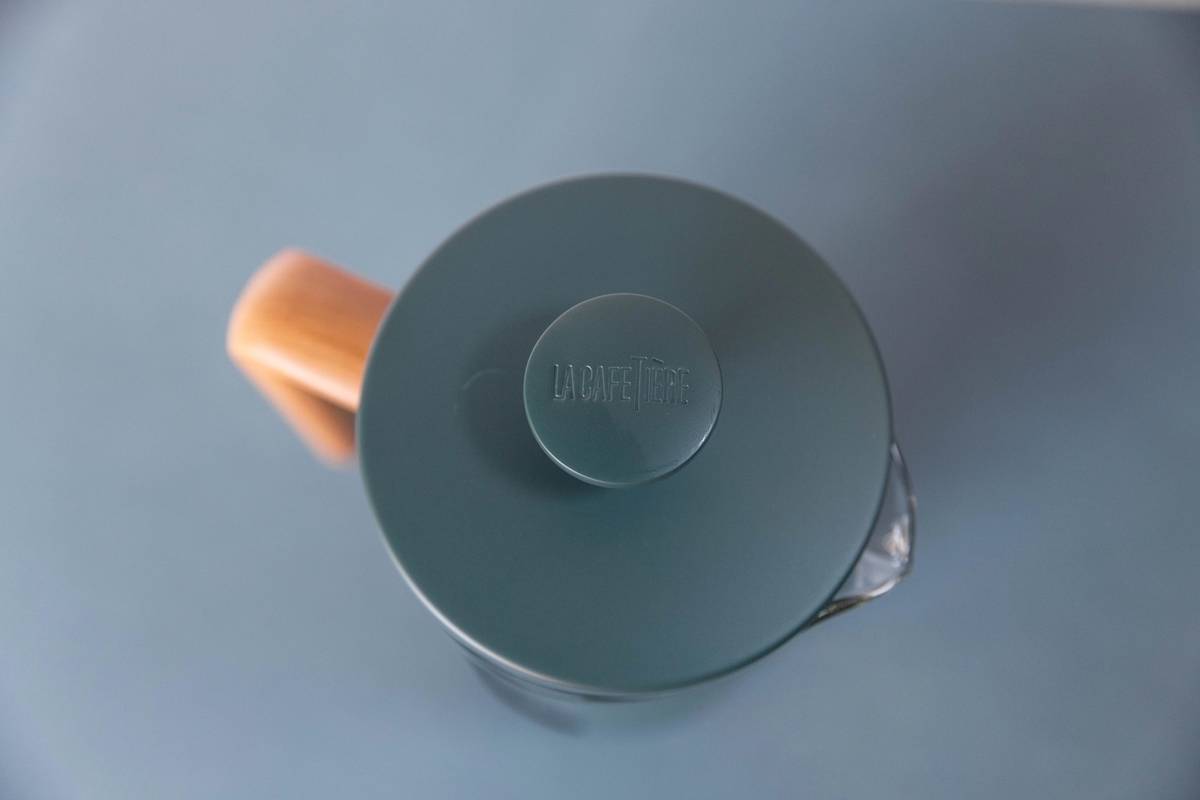 La Cafetière Pisa French Press z nerezové oceli, zelená, pro 8 šálků