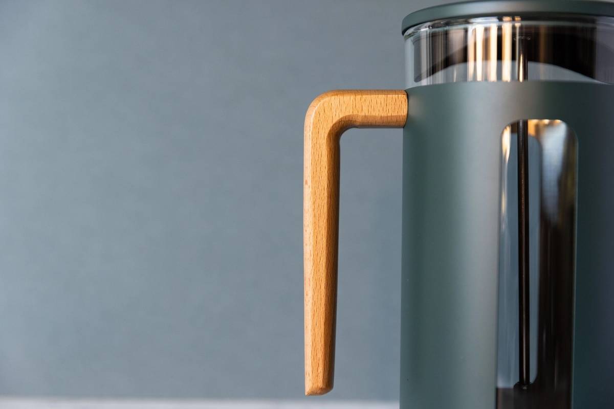 La Cafetière Pisa French Press z nerezové oceli, zelená, pro 8 šálků
