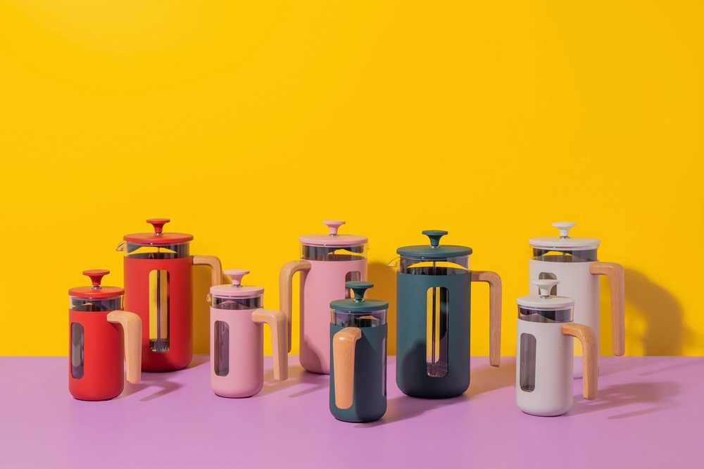 La Cafetière Pisa French Press z nerezové oceli, zelená, pro 8 šálků