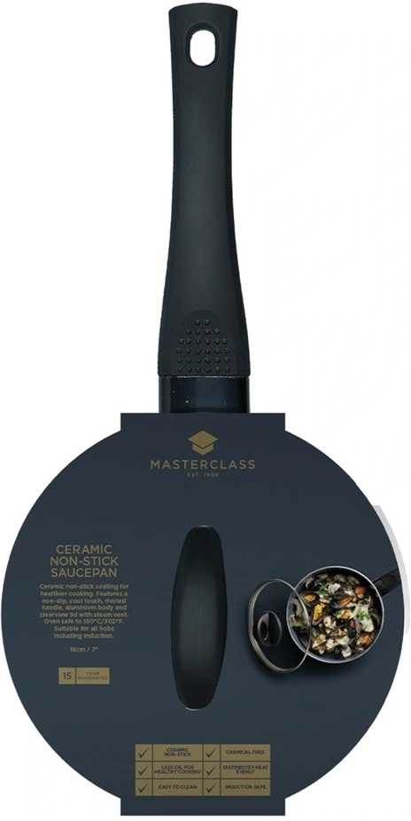 MasterClass Keramický nepřilnavý rendlík, 18 cm