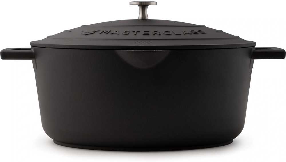 MasterClass Kastrol z litého hliníku, oválný, 28 cm