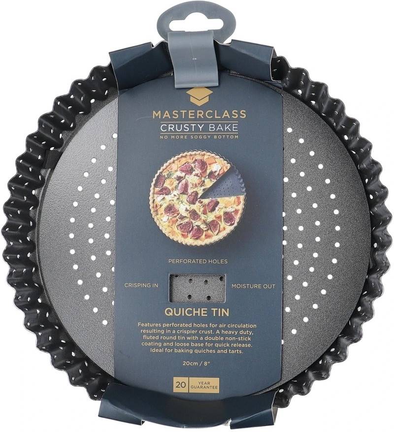 MasterClass Forma na koláč / quiche perforovaná, 20 cm