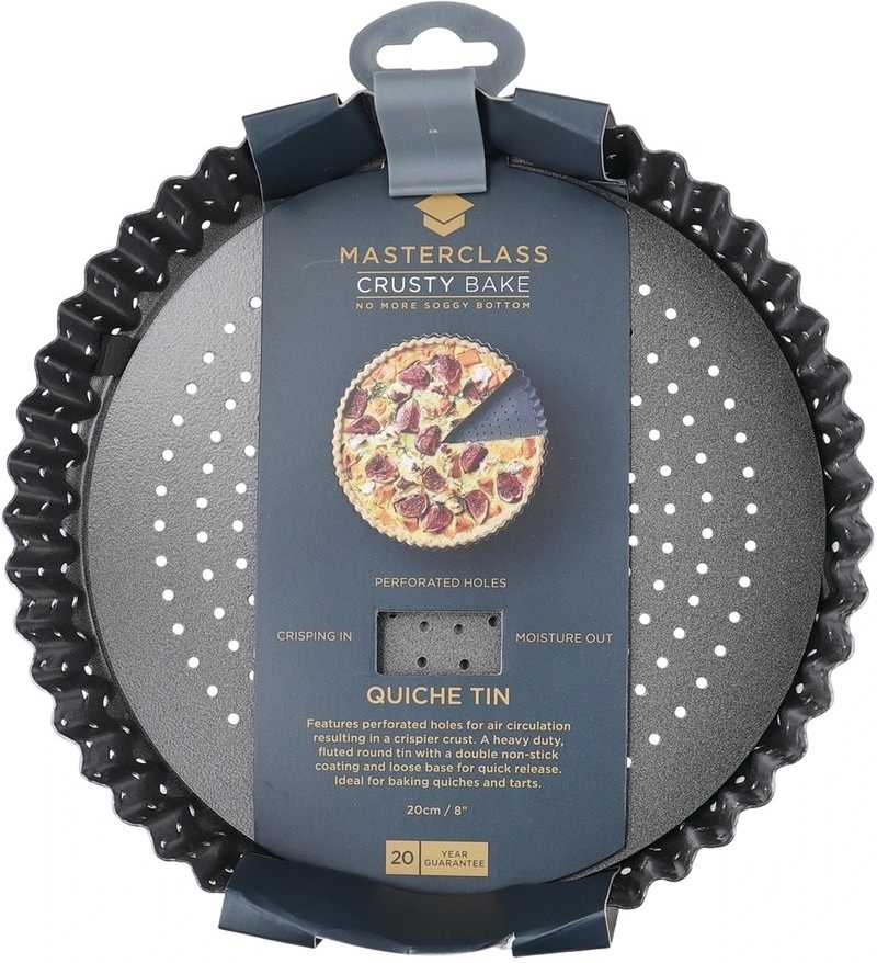 MasterClass Forma na koláč / quiche perforovaná, 20 cm