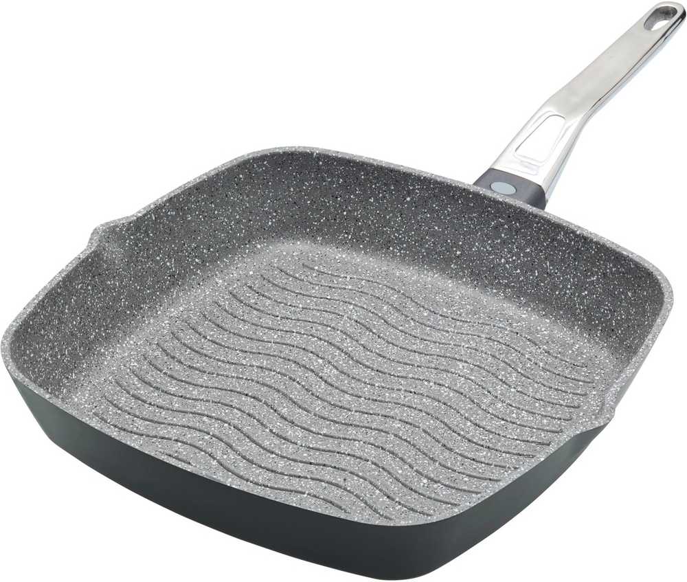 MasterClass Grilovací pánev z litého hliníku, 28 cm