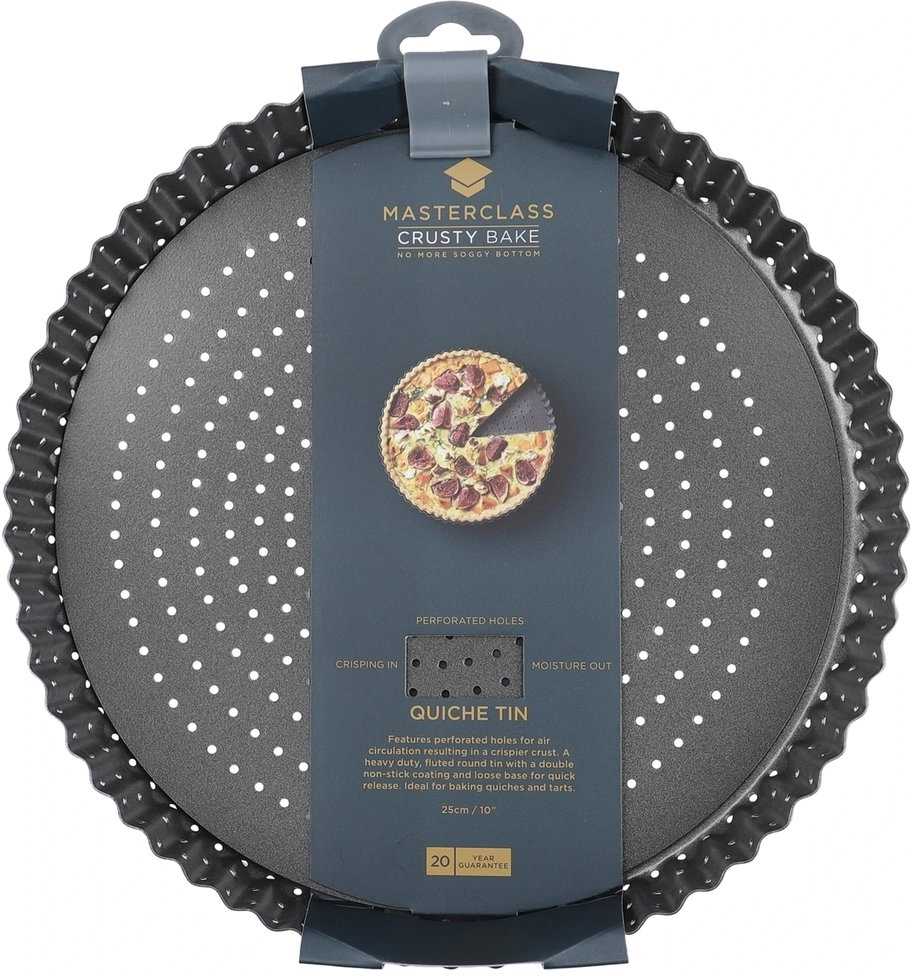 MasterClass Forma na koláč / quiche perforovaná, 25 cm