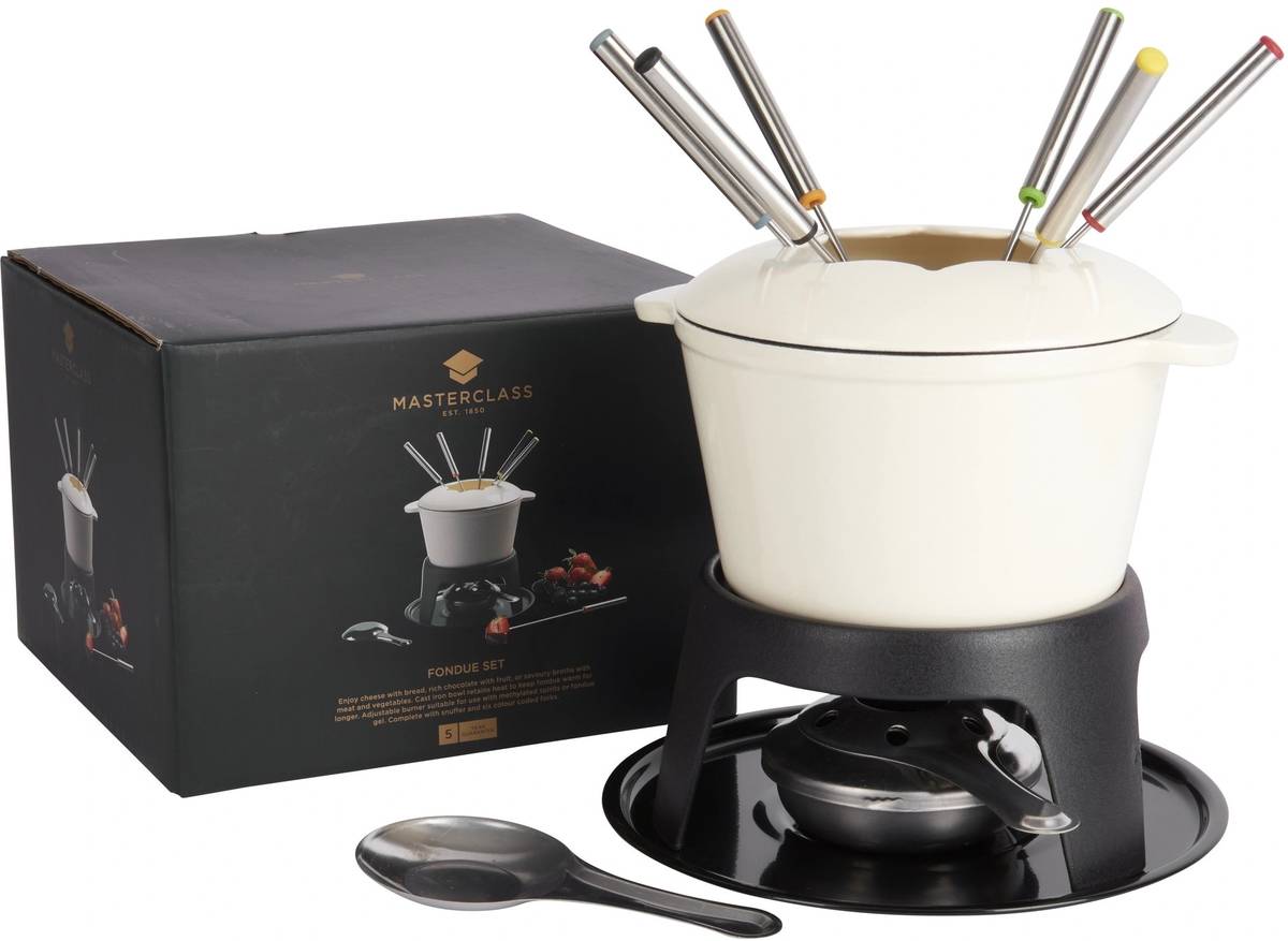 MasterClass Sada na fondue, krémová