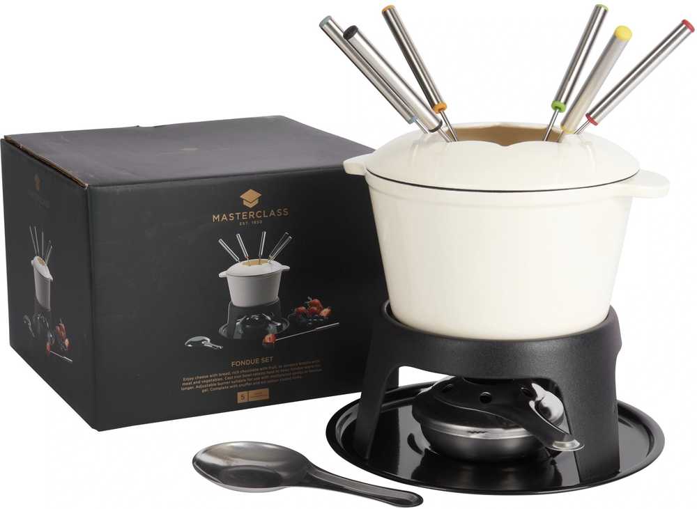 MasterClass Sada na fondue, krémová