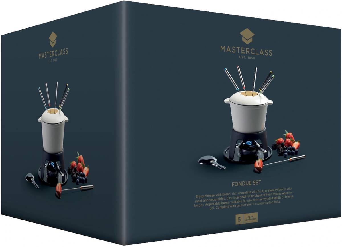 MasterClass Sada na fondue, krémová
