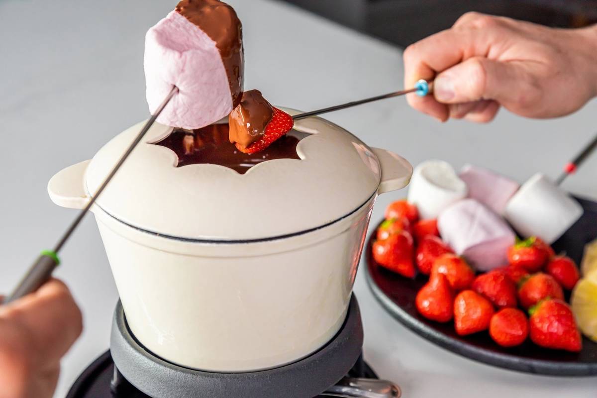 MasterClass Sada na fondue, krémová