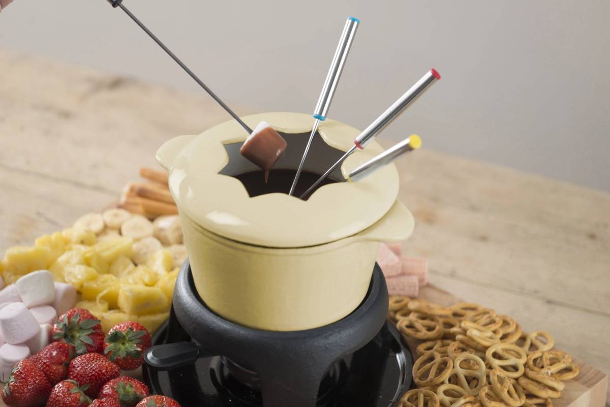 MasterClass Sada na fondue, krémová