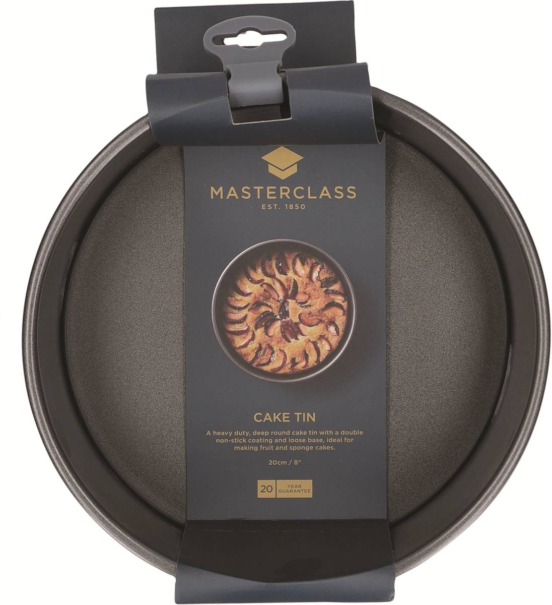 MasterClass Nepřilnavá kulatá forma na dort, 20 cm