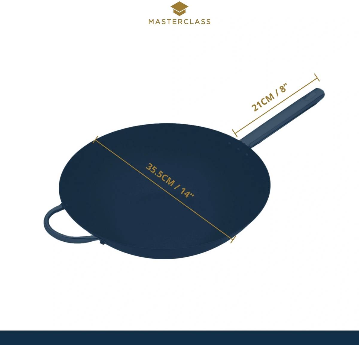 MasterClass Pánev wok s nepřilnavým povrchem, 35.5 cm