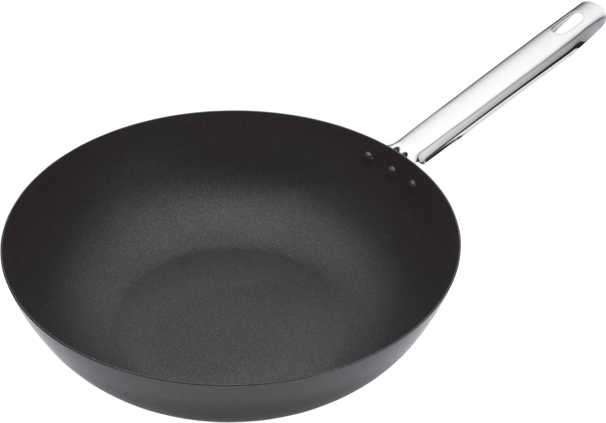 MasterClass Pánev wok s nepřilnavým povrchem, 30 cm