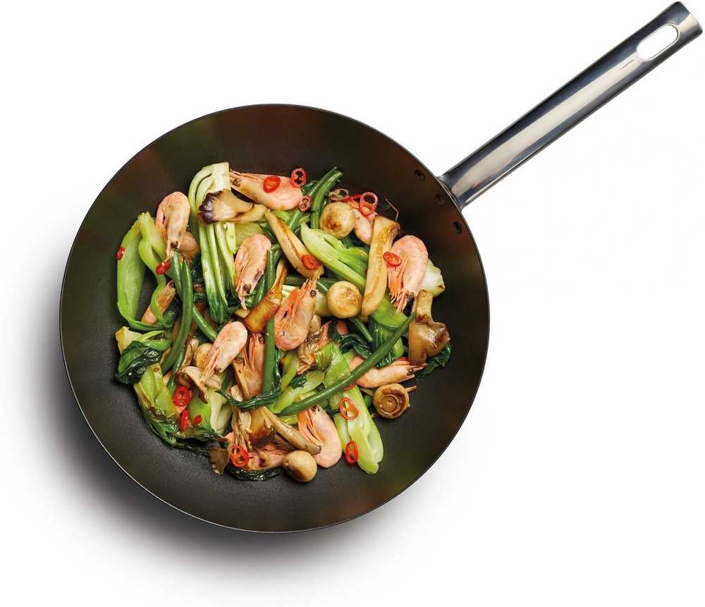 MasterClass Pánev wok s nepřilnavým povrchem, 30 cm