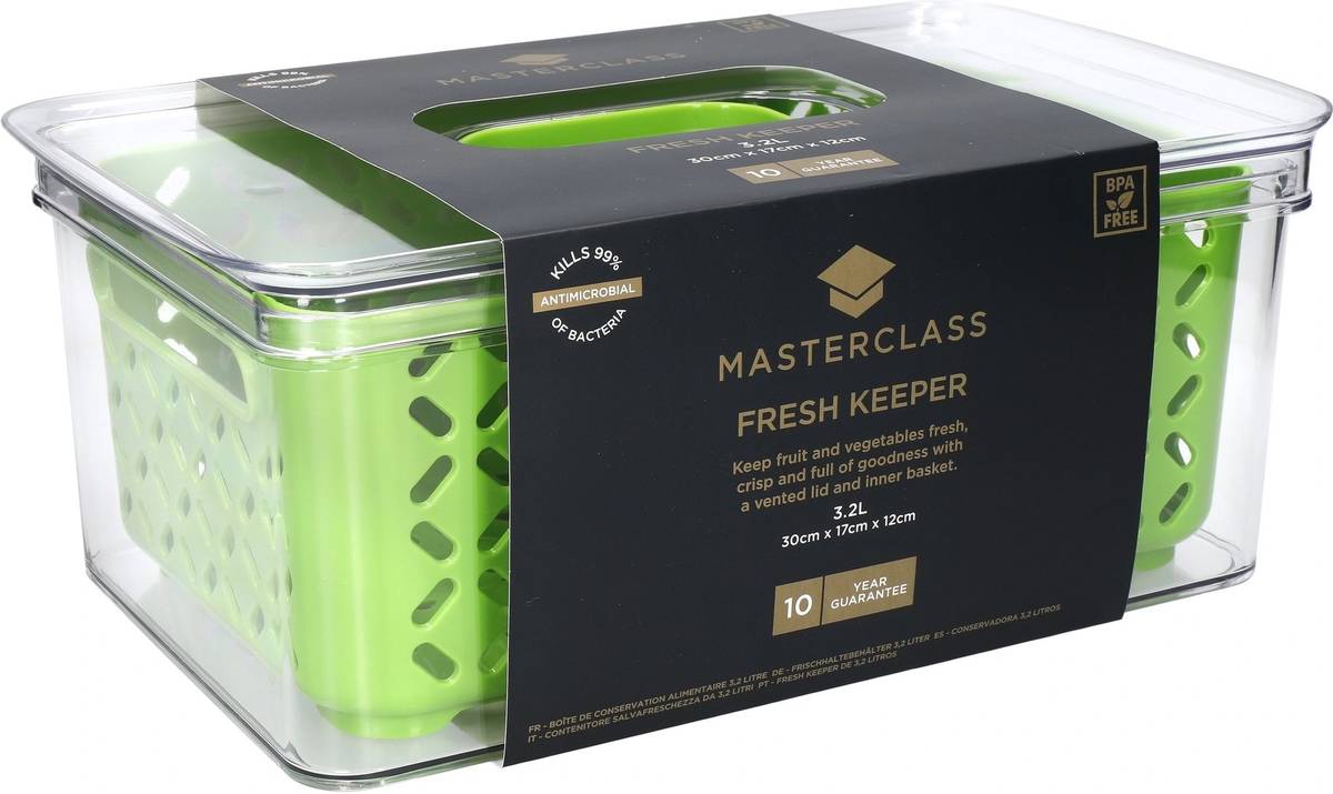 MasterClass Fresh Keeper Úložný box na ovoce nebo zeleninu, 3.2 l
