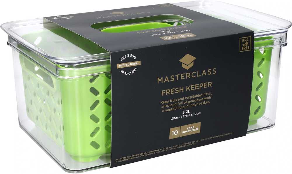 MasterClass Fresh Keeper Úložný box na ovoce nebo zeleninu, 3.2 l