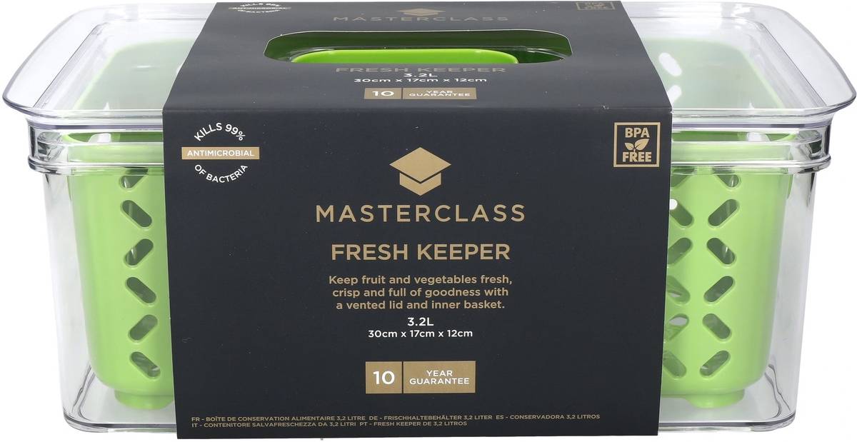 MasterClass Fresh Keeper Úložný box na ovoce nebo zeleninu, 3.2 l