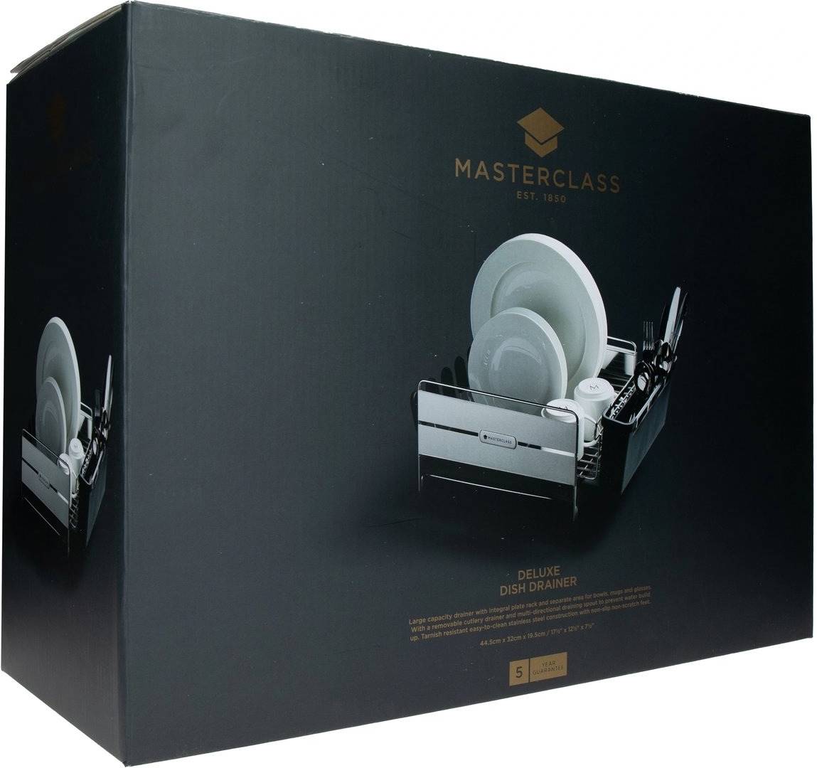 MasterClass Deluxe Nerezový odkapávač na nádobí