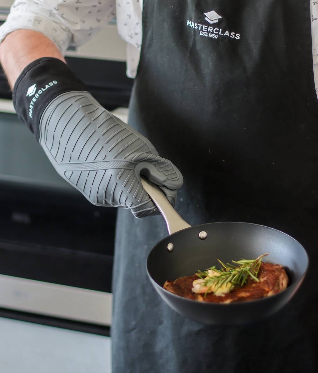 MasterClass Silikonová kuchyňská chňapka, šedá