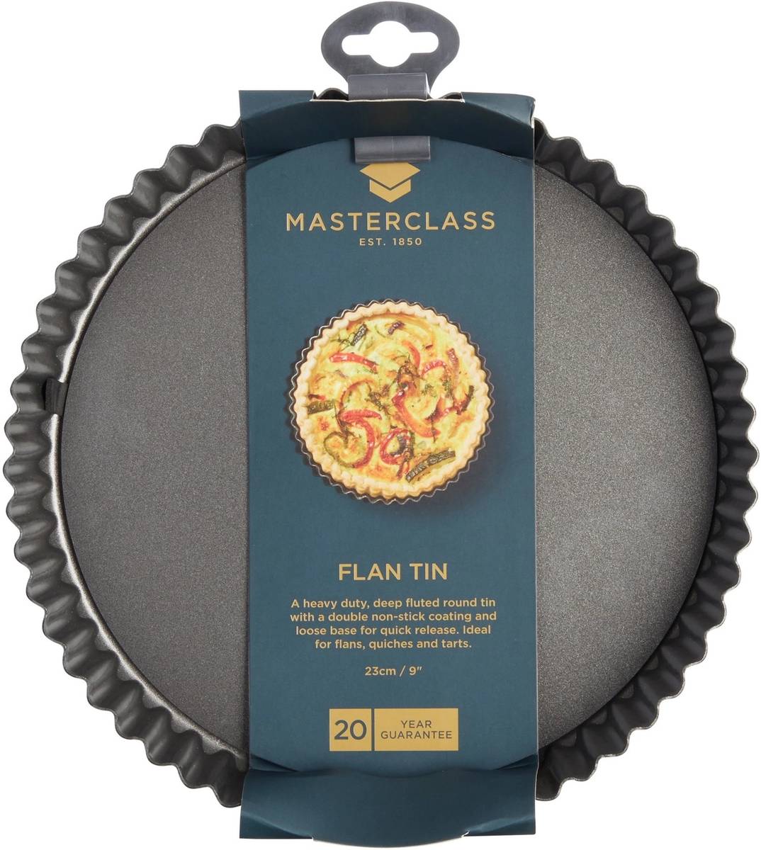MasterClass Nepřilnavá forma na koláč / quiche s odnímatelným dnem, 23 cm