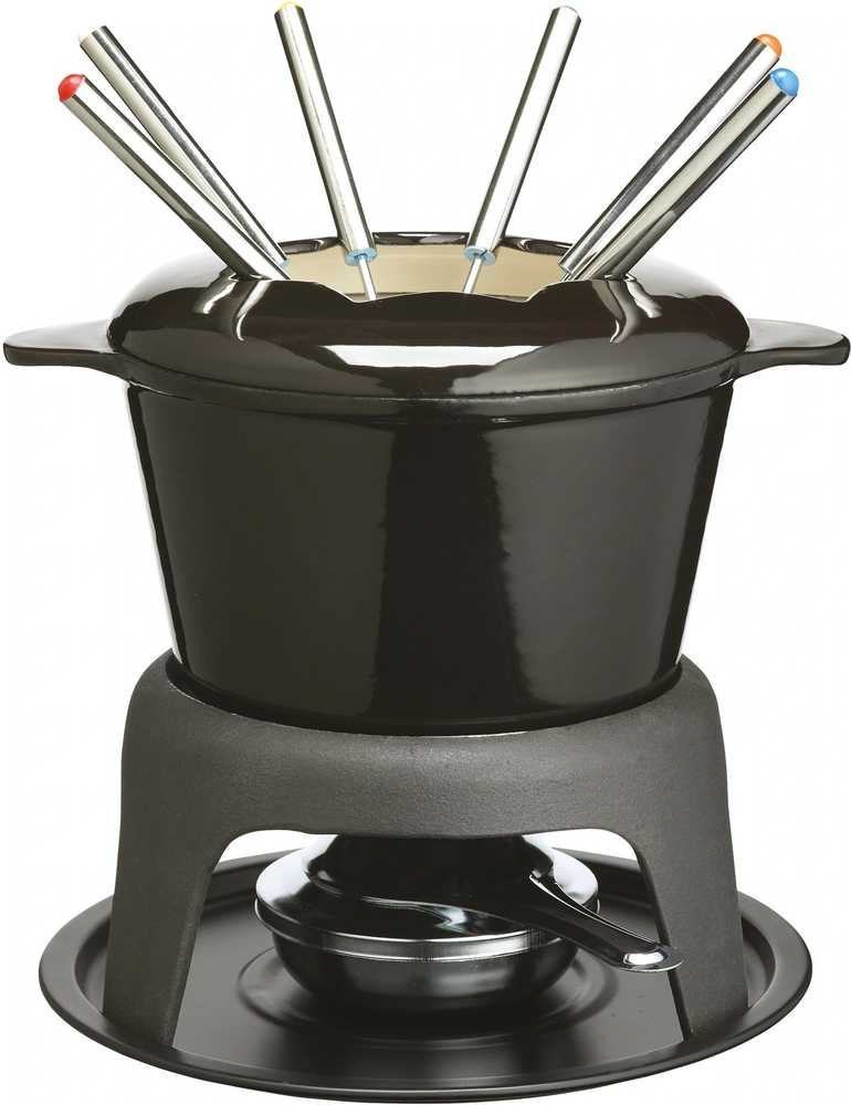 MasterClass Sada na fondue, černá