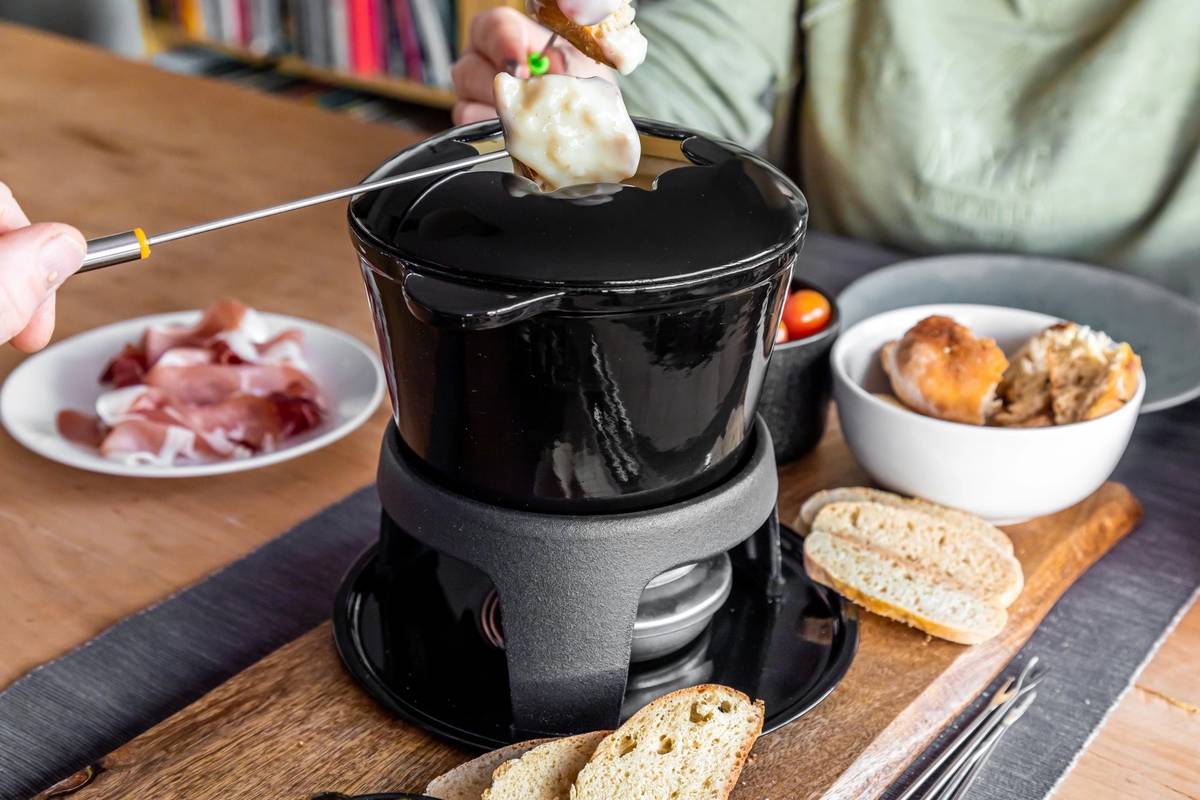 MasterClass Sada na fondue, černá