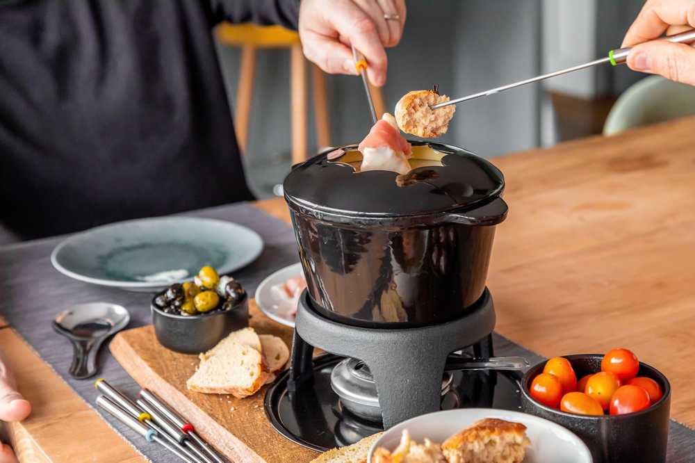 MasterClass Sada na fondue, černá